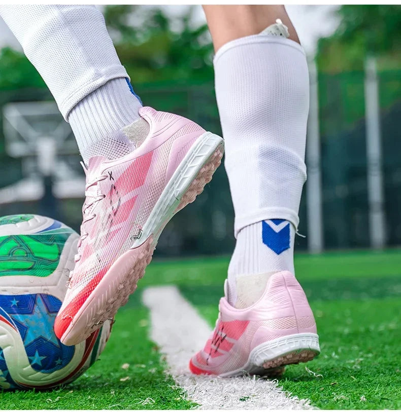 Nouvelles chaussures de football pour hommes, chaussures de sport antidérapantes pour terrain en gazon, baskets professionnelles, chaussures d'entraînement pour activités sportives en extérieur, chaussures de match, modè