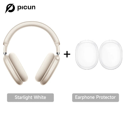 Auscultadores Sem Fios Picun F8 Pro ANC com Seguimento da Cabeça, Áudio Espacial 3D, ANC -52dB, Auscultadores Bluetooth HIFI com Microfone HD ENC, Baixa Latência e APP
