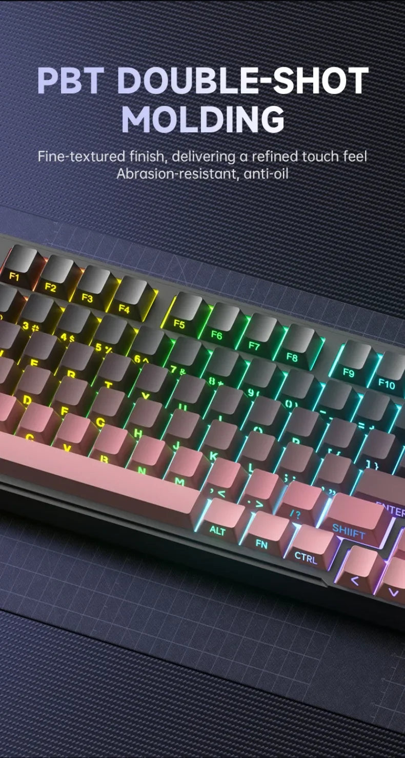 Wired Silent Keyboard Gaming Keyboard Magnetic Mechanical Wired for Pro Gaming Rapid Trigg 8000Hz 128K Rate
