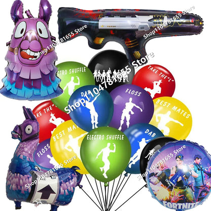 Conjunto de 8 Figuras Fortnite Anime em PVC — Bonecos Trooper Colecionáveis para Fãs, Crianças, Aniversário e Natal