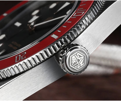 San Martin New 40mm BB Diver Watch Top Brand Classic Mens Watches NH35 Automatic Mechanical Sapphire Waterproof Reloj SN0128