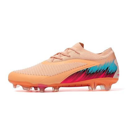 New Men Football Boots Shoes Match Training Soccer Shoes Non-Slip Cleats Long Spikes FG Ultralight Outdoor Sneaker Drop Shipping