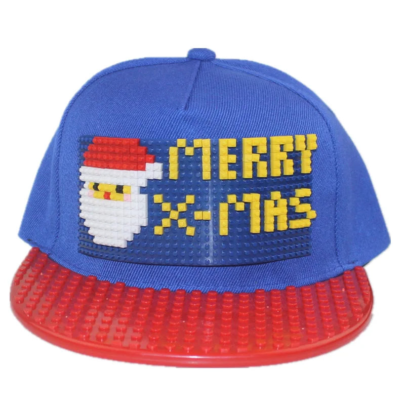 Karikatūrinės „Patchwork“ beisbolo kepurės, „DIY“ blokai, „Snapback“ kepurės, hiphopo kepurės vyrams ir moterims, nuimami „Pixels“ elementai, „Dad Hats“ kepurės, kepurės vaikams ir suaugusiems