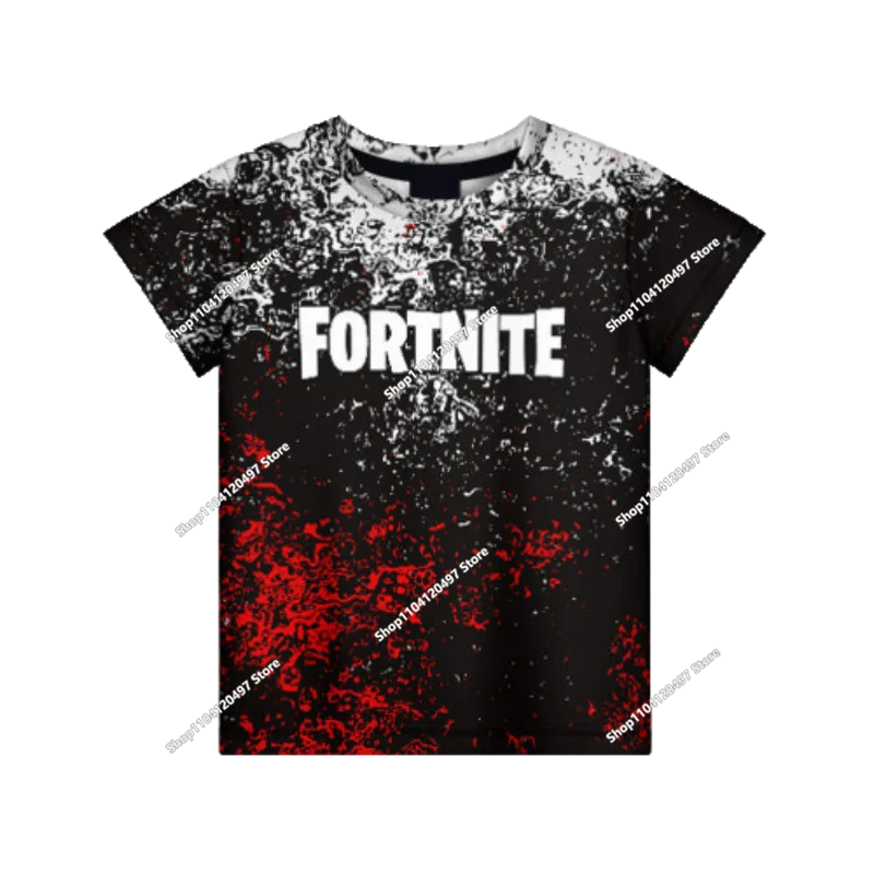 New Fortnite 3D Digital Printed Top Children's Hooded Fashion Trendy Casual Pullover Sweatshirt Birthday Gift
