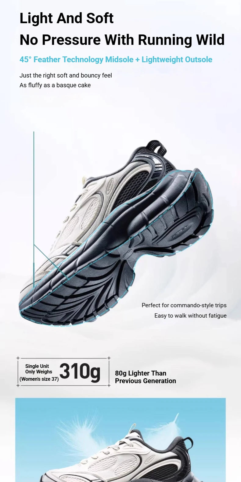 Xtep Basque 3.0 Height-Increasing 2026 For Men Fashion Stable Support Anti-Slip Lightweight Breathable Mesh 874119320038