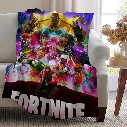 Blanket Throw Super Cozy Plush Living F-FORTNITES-ES Game Room Sofa Couch Childish Birthday Gifts