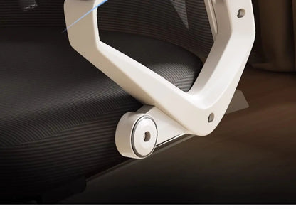 Scaun ergonomic rabatabil, scaun de birou confortabil, scaun de calculator pentru casă, cămin studențesc, scaun de gaming cu suport pentru picioare