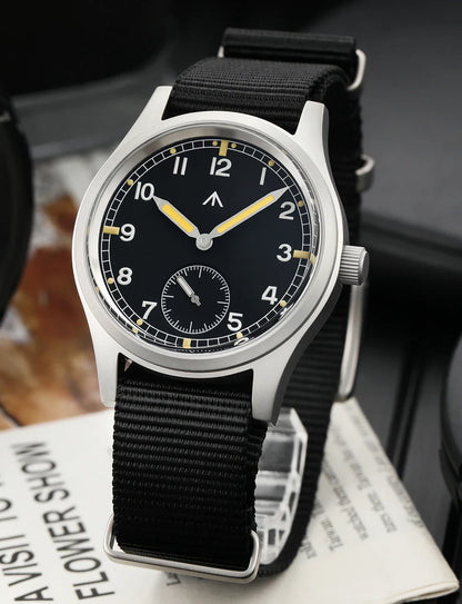 Militado D12 Quartz Watch Men VD78 Movement Domed Sapphire Crystal V2 Clear AR Coating Wristwatch 10Bar Water Resistance Watch