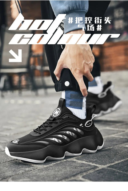 Herrskor Sneakers Herrskor för fritid Herrskor tennis Lyxskor Träningsskor Löpskor Andningsbara skor Modeloafers Löparskor för män
