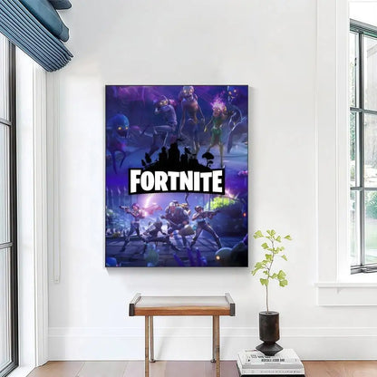 Αφίσα-αυτοκόλλητο cool F-FORTNITE υψηλής ευκρίνειας, ιδανική για αναβάθμιση των τοίχων στο σπίτι και στο δωμάτιο, διαθέσιμη σε ποικιλία στυλ.