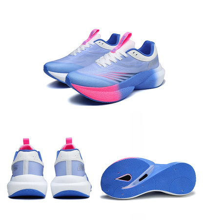 Scarpe da corsa nuove con piastra in carbonio per maratona, da uomo, sportive, traspiranti, leggere, comode da donna, sneakers atletiche antiscivolo casual