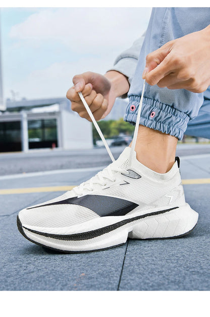 Men's Air Cushion Running Shoes Men's Sneakers Carbon Board Marathon Jogging Shoes Outdoor Sport Shoes Tennis Male Casual Shoes