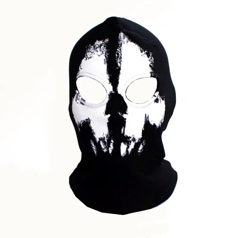 Unisex Ghost Print Skull Motorcycle Face Mask War Game Call Of Duty MWII 2022 COD Ghost Simon Riley Balaclava Mask For Adult