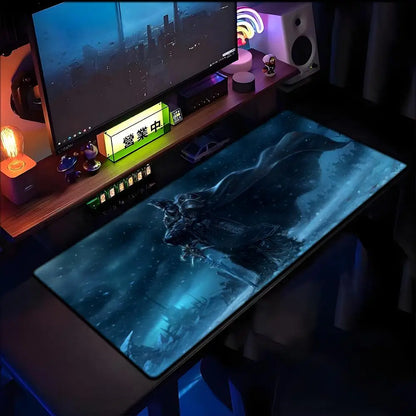 World of Warcraft Lich King -hiirimatto PC HD anime -pelitarvikkeet näppäimistön hiirimatto kannettavalle XXL pelikaappi työpöytä Mer -hiirimatto