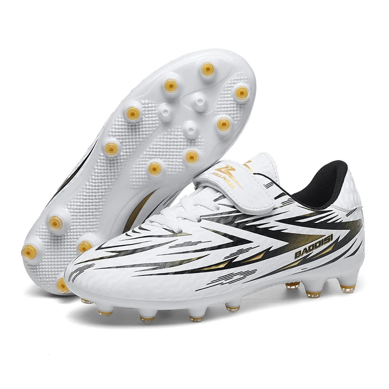 Nouvelles chaussures de football pour enfants, crampons antidérapants pour terrain de football, chaussures de football pour enfants, bottes de football d'intérieur, baskets professionnelles rapides, pointures 28-39.