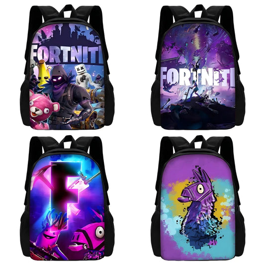 Нова хитова игра FortniteS – детски раници за момчета и момичета, ученически подарък за рожден ден, детски училищни чанти, унисекс къмпинг раница, издръжлива рюкзак раница