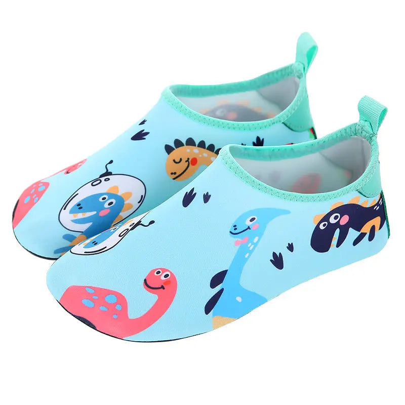 Sapatos aquáticos macios e dobráveis para rapaz e rapariga, para praia, verão, atividades ao ar livre, caminhar na água, natação, surf e mar, de secagem rápida