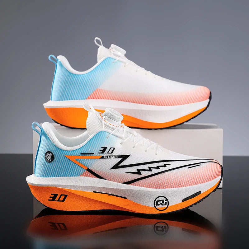Ténis de corrida 2026 com placa de carbono para maratona, desportivos para homem, respiráveis, leves, confortáveis para mulher, atléticos, antiderrapantes e casuais, novidade