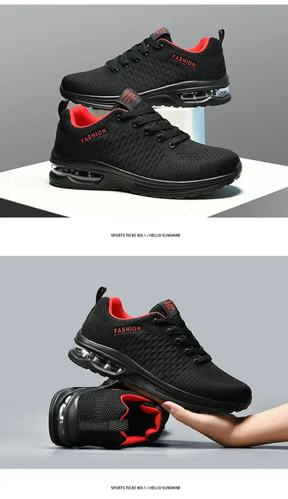 Male Sneakers 2025 New Sports Casual Fashion Breathable Men's Shoes  Light Running Sneakers Comfort Large Size Mens Running Shoe