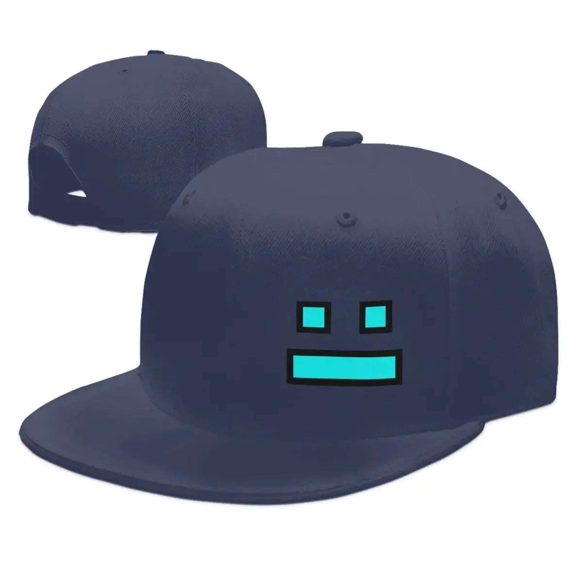Czapki z daszkiem z gry Geometry Dash – czapki baseballowe typu snapback dla mężczyzn i kobiet, czapki regulowane, czapki hip-hopowe, czapki typu casquette
