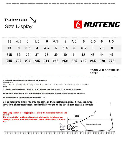 New Men's Running  Shoes Slow Running Shock-Absorbing Wear-Resistant Lightweight Fitness SportsShoes 8055
