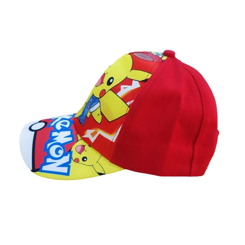 Animuotų „Pokemon“ beisbolo kepurė su Pikachu, reguliuojama „Pokemon“ cosplay, hip-hop stiliaus kepurė vaikams, mergaitėms ir berniukams, anime figūrėlės, žaislai, dovanos vaikams