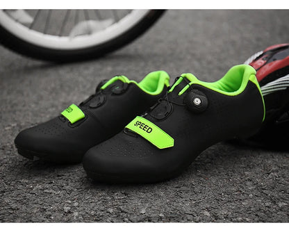 New Unisex Pedal Cycling Shoes, Flat Shoes Suitable for Mountain Sports, Pedal Self-Locking Cycling Shoes, Breathable Cycling Shoes