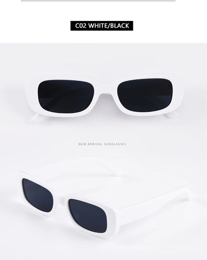 Square Sunglasses Men Rectangle Brand Designer Small Sun Glasses Male Retro Black Lens Driving Fishing Oculos UV400