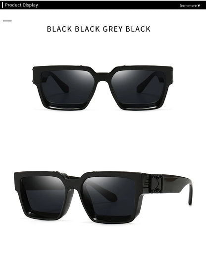 Cycling Brand Rectangle Sunglasses Men Women Luxury Shades Retro Square Sun Glasses Eyewear Trend Punk Eyeglasses For Male