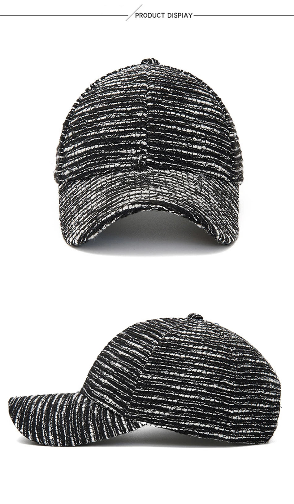 FS Fashion – czarna i biała czapka baseballowa w paski dla mężczyzn, czapka damska w stylu koreańskim na co dzień, letnia czapka typu streetwear, czapka typu trucker, Gorra Hombre