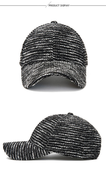 FS Fashion – czarna i biała czapka baseballowa w paski dla mężczyzn, czapka damska w stylu koreańskim na co dzień, letnia czapka typu streetwear, czapka typu trucker, Gorra Hombre