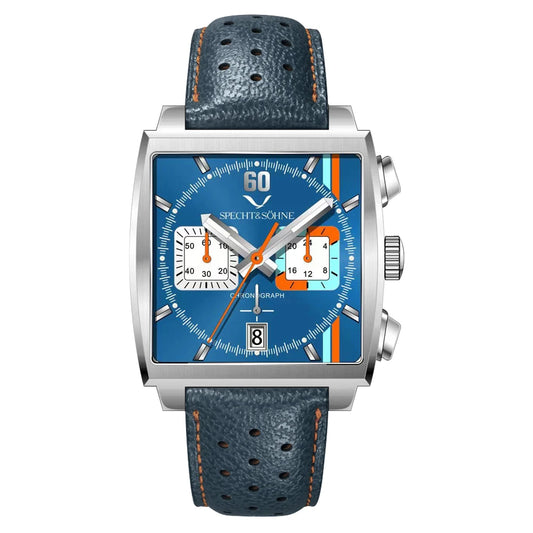 Specht&Sohne 2025 New Men's Watches Quartz Sport Watch Stainless Steel Leather Strap Japan Miyota VK63 Chronograph