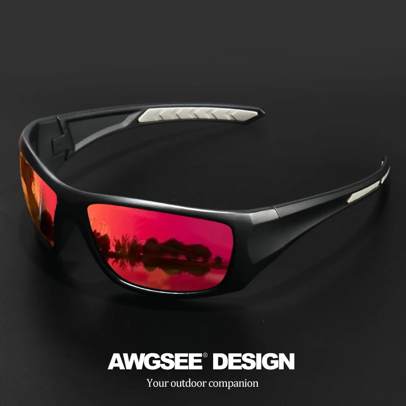 New Polarized Sports Sunglasses for Men Women Youth Baseball Cycling Running Driving Fishing Golf Motorcycle TAC Glasses