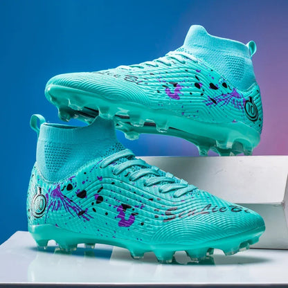 Chaussures de football anti-ald pour hommes, baskets de football respirantes, chaussures de football en plein air, basses, coordonnantes, TF, FG
