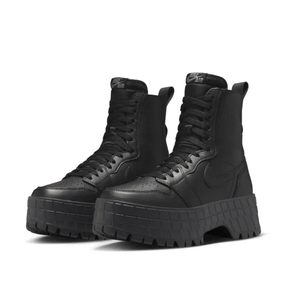 Nike Jordan Air Jordan 1 Brooklyn Jednostavne, mekane, neklizajuće, izdržljive, lagane gležnjače za žene s okruglim vrhom, crne FJ5737-001