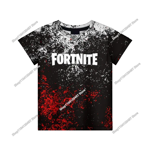 Summer Fashion Fortnite Mascot 3D Print Kids T-Shirt Casual T-shirt Boys Girls Unisex Children's Clothing T-shirt Tops
