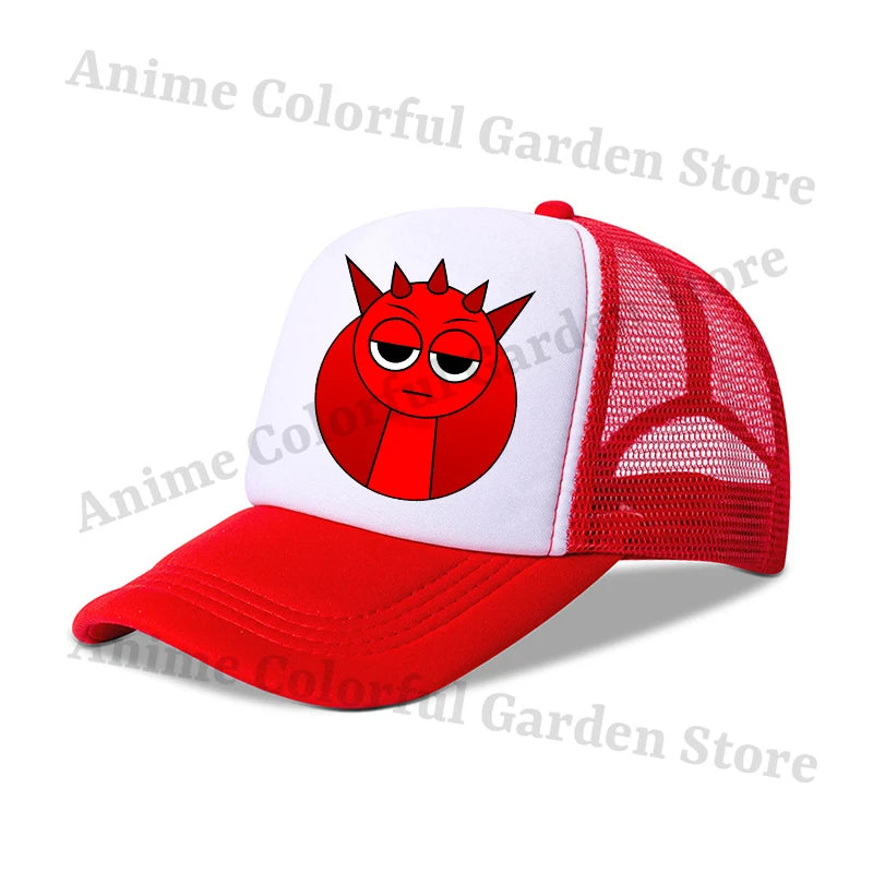 „Sprunki“ tėvų ir vaikų beisbolo kepurės, anime, animacinės, hiphopo, plokščios kepurės vyrams, moterims ir vaikams, vasaros mados, apsaugančios nuo saulės, kvėpuojančios kepurės, dovanos