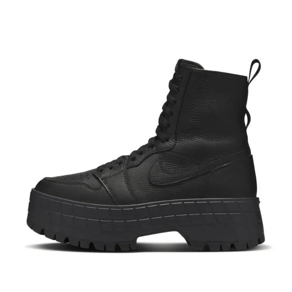 Nike Jordan Air Jordan 1 Brooklyn Jednostavne, mekane, neklizajuće, izdržljive, lagane gležnjače za žene s okruglim vrhom, crne FJ5737-001