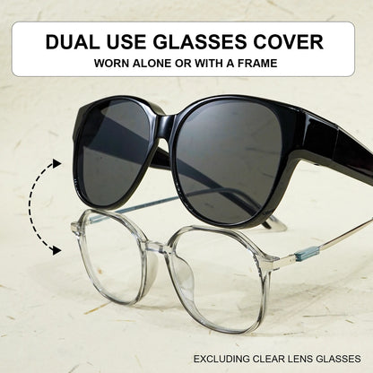 Fit Over Oversized Glasses Fashion Glasses, Perfect Daily Wear, Photo Props, and Gift for Birthday, Valentine's Day