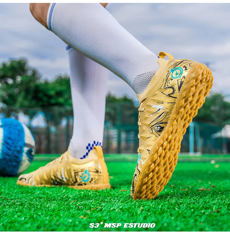 Professionelle Fußball-Sneaker für Herren und Damen, hochwertige modische Fußballschuhe für Herren, große Größe 46, Futsal-Schuhe, Herren-Trainer