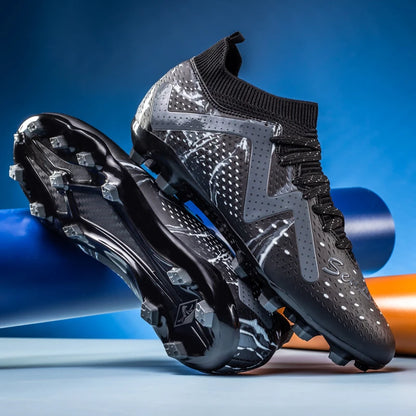 Bottes de Football professionnelles pour hommes, crampons de Football, entraînement de Sport en plein air, respirants pour étudiants, ultralégers, unisexe, livraison directe