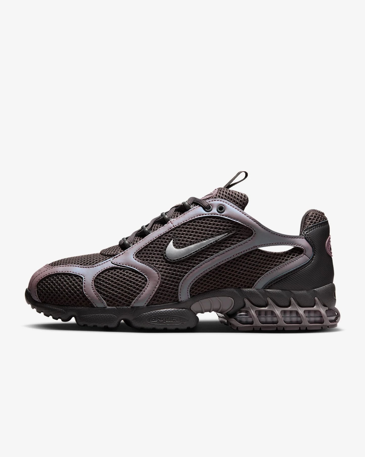 Nike Air Zoom Spiridon Cage 2 Unisex Low-Top Casual Shoes Sport Wear Resistant Grey Red Lifestyle Footwear CJ1288-600