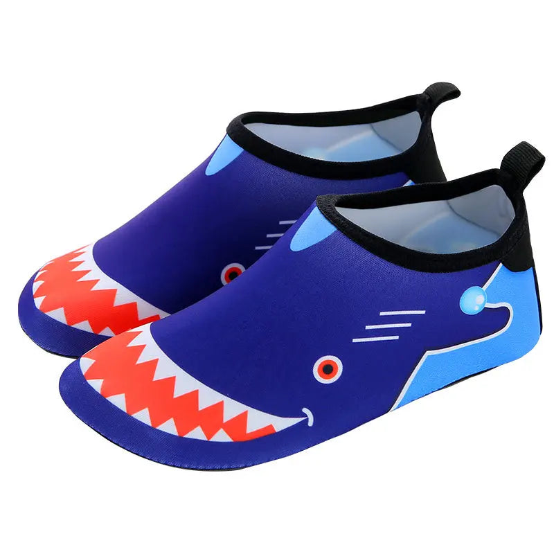 Sapatos aquáticos macios e dobráveis para rapaz e rapariga, para praia, verão, atividades ao ar livre, caminhar na água, natação, surf e mar, de secagem rápida