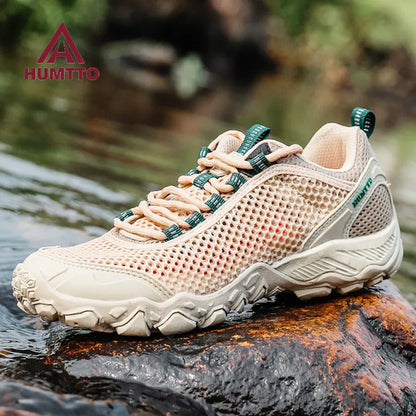 HUMTTO Hiking Shoes Men Breathable Outdoor Sports Climbing Shoes Hunting Shoes Women Trekking Sneakers Ankle Boots Tactical Shoe
