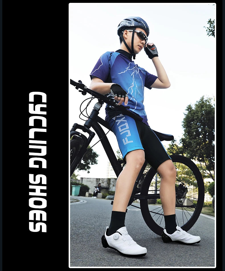 Unisex nye cykelsko – professionelle, lette, luksuriøse og originale landevejs-/MTB-racercykelsko i gummi til mode, cykel, streetwear og sport