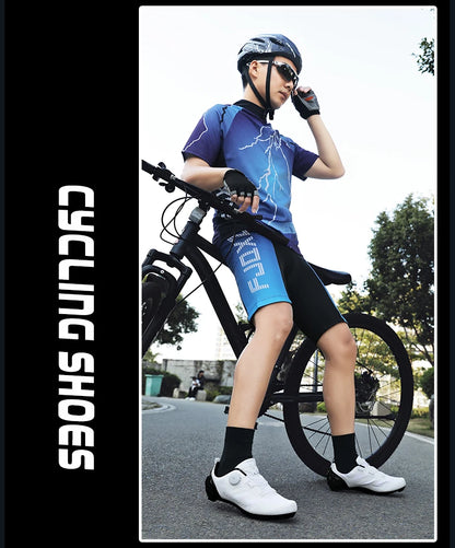 Unisex nye cykelsko – professionelle, lette, luksuriøse og originale landevejs-/MTB-racercykelsko i gummi til mode, cykel, streetwear og sport