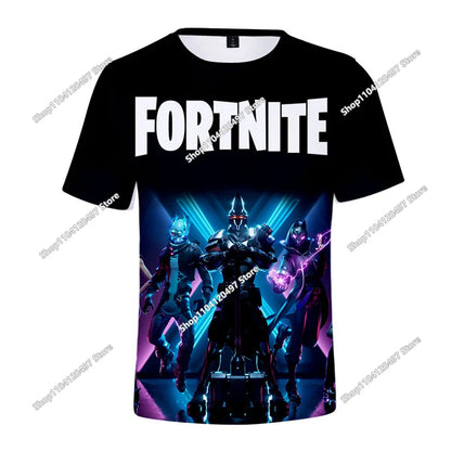 Тениска Fortnite за мъже Shoot Game Battle Hero, тениска Victory Royale, облекло за деца, тениски за момчета и момичета на възраст 2-14 години