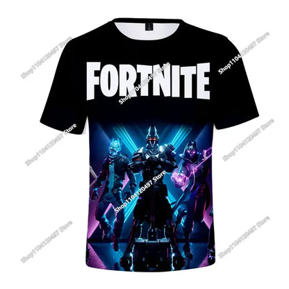 Christmas Fortnite 3D T-shirt Tees Battle Royale Streetwear Kids Victory Game Men and Women Harajuku T Shirt Teen Clothes