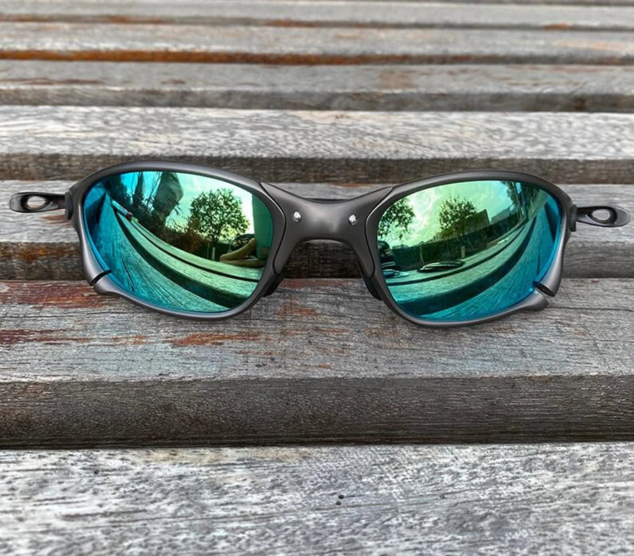 MTB Man Polarized Sunglasses Cycling Glasses UV400 Fishing Sunglasses Metal Bicycle Goggles Cycling Eyewear Riding Glasses D4-3