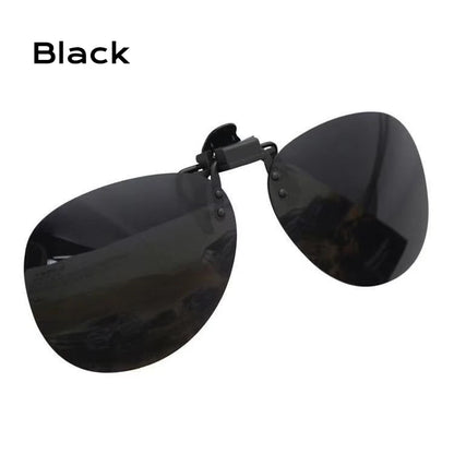 Pilot Polarized Sunglasses Clips Glasses Clip Driving Night Vision Eyeglasses UV400 Outdoor Shades Definition Sun Glasses Clips